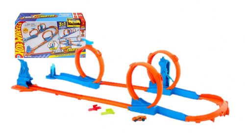 Hot Wheels Track Creator Three-Loop Race Track JDW39 5+