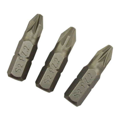 Universal Fit Bit Set 25 mm PZ2, 3 pack