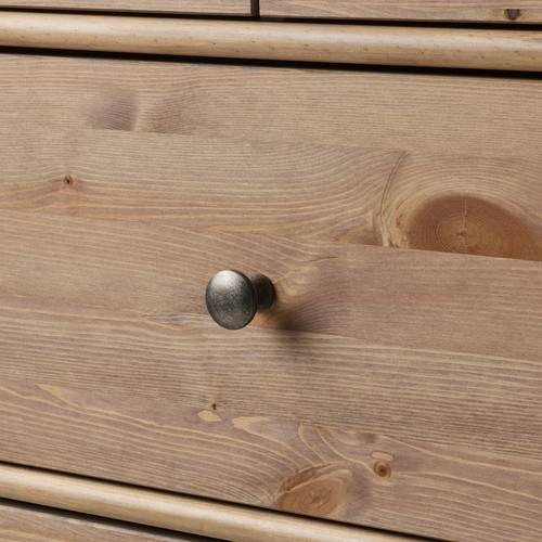 STOREMOLLA Chest of 8 drawers, grey-brown stained, 171x50x91 cm