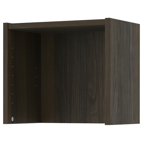 BILLY Height extension unit, dark brown oak effect, 40x28x35 cm