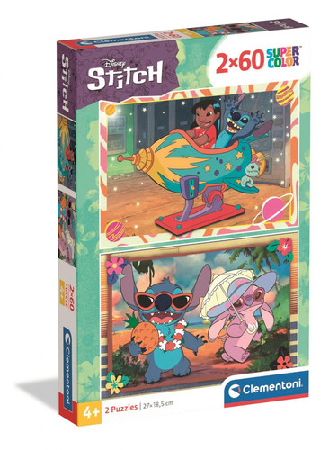Clementoni Children's Puzzle Stitch 2x60 4+