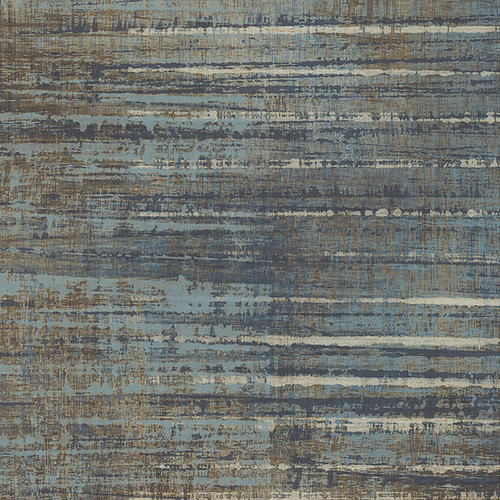 GoodHome Vinyl Wallpaper on Fleece Fluoe, blue