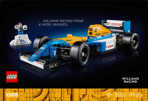 LEGO Icons Williams Racing FW14B & Nigel Mansell 18+