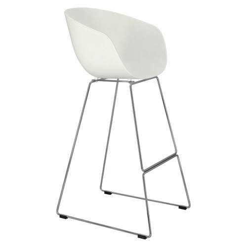 Bar Stool Shell, white