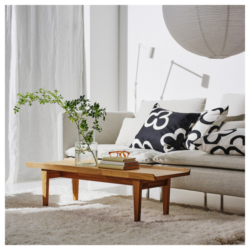 GUTTANE Coffee table, oak, 116x39 cm