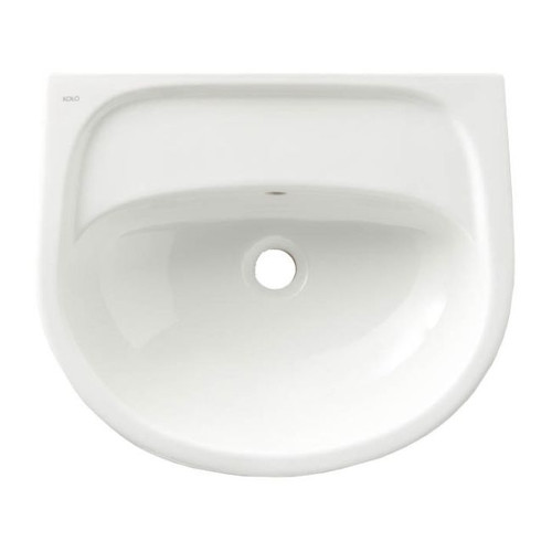 Ceramic Wall-Mounted Basin Kolo Solo 50x42cm, white