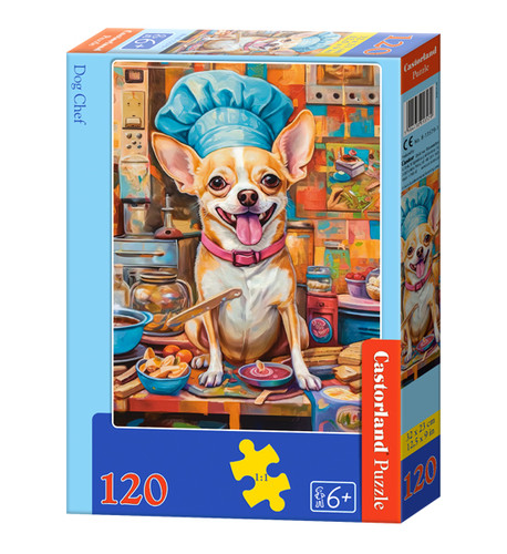 Castorland Children's Puzzle Dog Chef 120pcs 6+