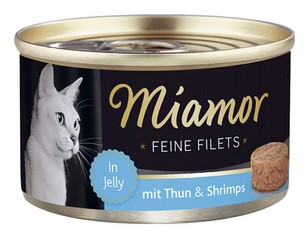 Miamor Feine Filets Dose Tuna & Shrimps 100g