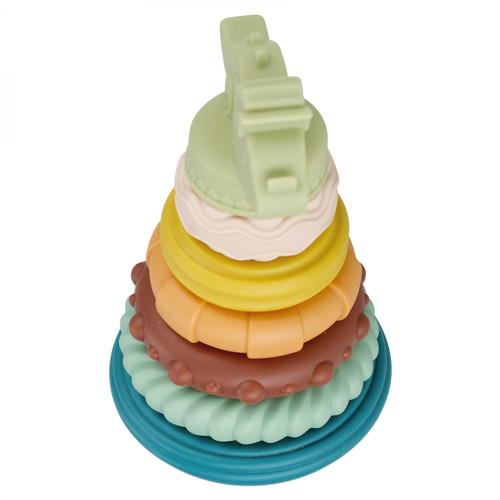 Bam Bam Stacking Tower Rings Pastel 6m+