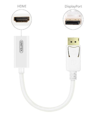 ADAPTER DISPLAYPORT TO HDMI 4K; Y-6332 WHITE