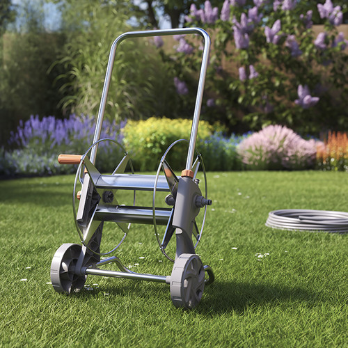 GoodHome Garden Hose Cart