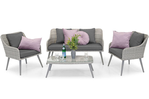 Outdoor Furniture Set MOKKA, grey