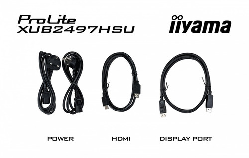 IIYAMA 24" Monitor XUB2497HSU-W2 IPS HDMI DP