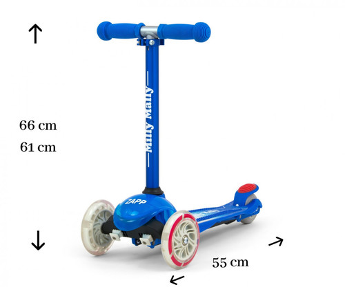 Milly Mally Scooter Zapp Deep Blue 3+