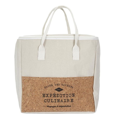 Lunch Bag Refreshing Cork 8l, beige