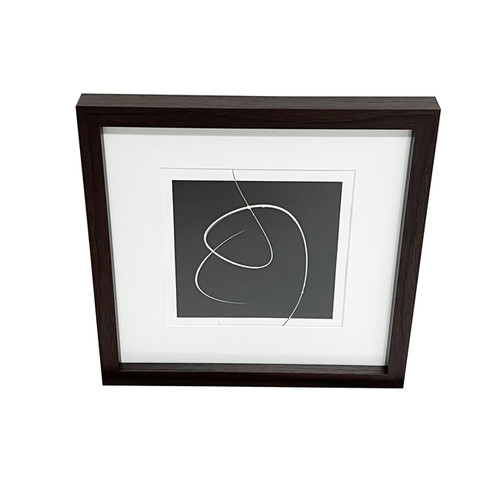 GoodHome Picture Frame Islande 30 x 30 cm, walnut