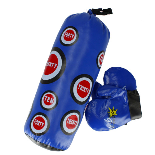 Boxing Set 1pc, red/blue, assorted colours 3+