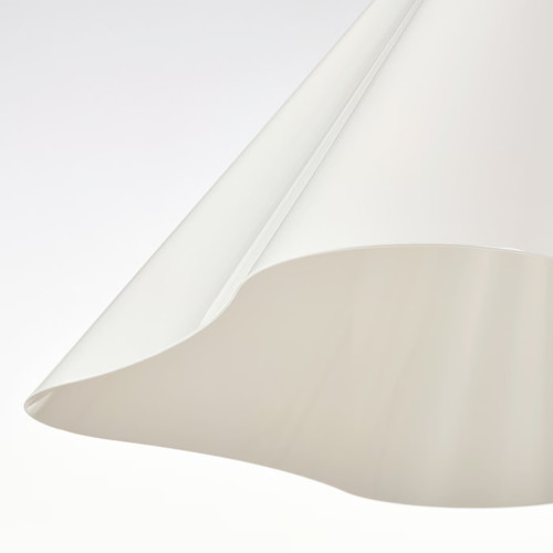 ZEBRASÄV Pendant lamp, white/plastic, 46 cm