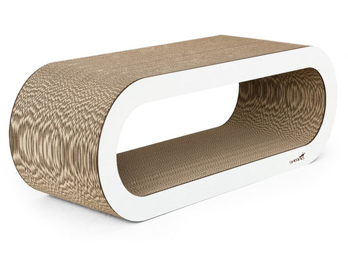 Gattino Cat Scratcher 02 Pearl, white