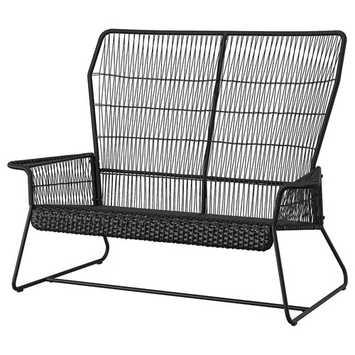 TALLSKÄR 2-seat sofa, outdoor, anthracite