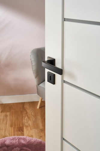 Door Escutcheon Schaffner Gabi, black