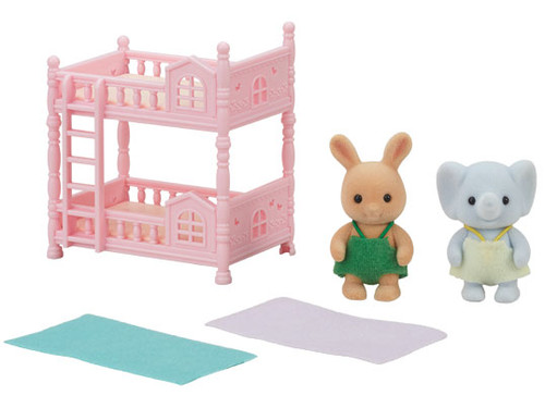 Sylvanian Families Sunny Rabbit Baby's Bunk Bed Set 3+