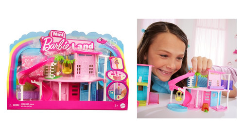 Barbie Mini Barbieland Doll House Playset HYF45 3+