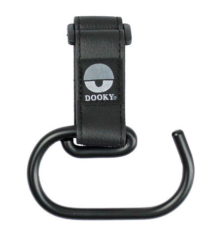 Dooky Buggy Hook Large 2pcs, black