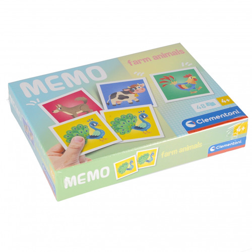 Clementoni Memo Game Farm Animals 4+