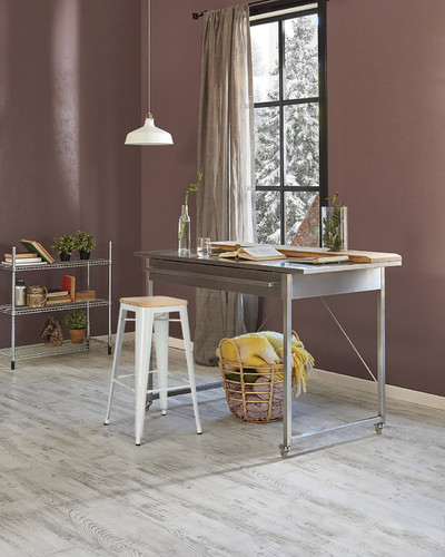Bar Stool Paris Wood 65cm, green/natural pine