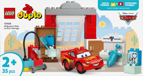 LEGO DUPLO Disney and Pixar Cars McQueen's Visit to Doc's Garage 2+