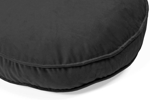 Decorative Seat Cushion 50cm, black