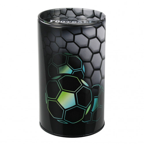 Metal Money Box Piggy Bank Football