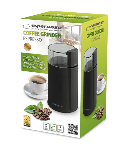 Esperanza Coffee Grinder Espresso EKC01K, black