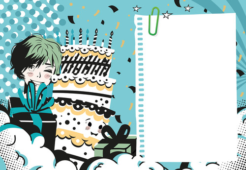 Birthday Card B6 Manga