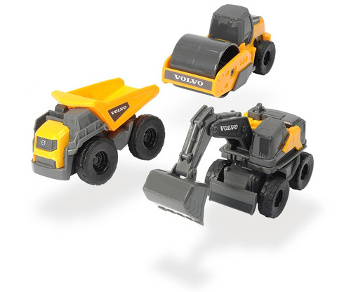 Dickie Volvo Micro-Builders Set of 3 3+