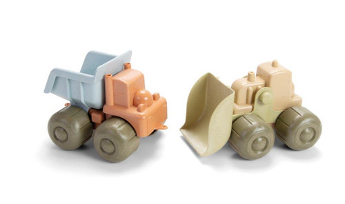 Dantoy BioPlastic Construction Vehicles Set of 2pcs Tipper Truck & Loader 2+