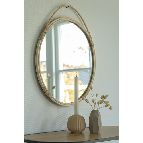 Mirror Malo, rattan/natural