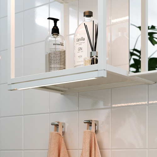 SILVERGLANS LED bathroom lighting strip, dimmable white, 40 cm