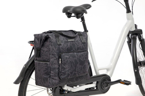 Nelooxs Bicycle Bag Bamboo Camella, black