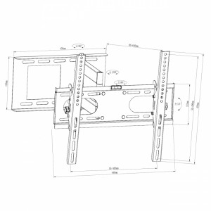 ART TV Bracket LCD/LED 32-62" 35kg AR-81