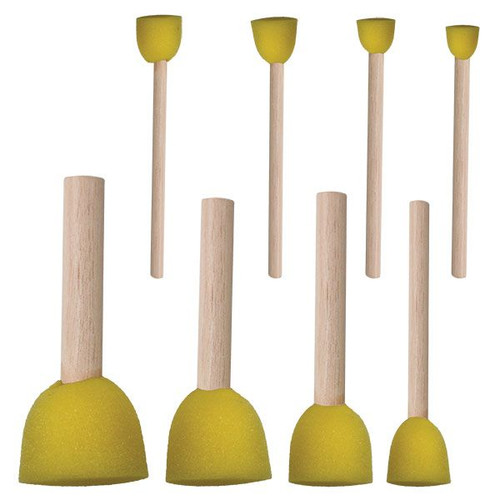 Sponge Brushes 1-4cm 8pcs