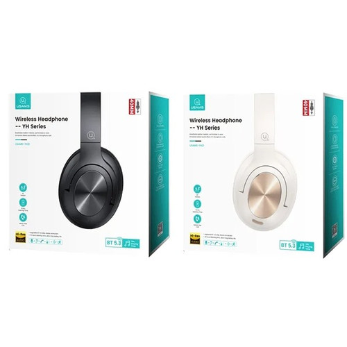 USAMS Headset Headphones Bluetooth 5. 3 US-YH Series, black