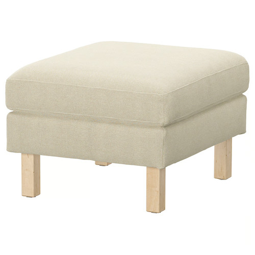 SALTSJÖBADEN Footstool, Fridtuna light beige