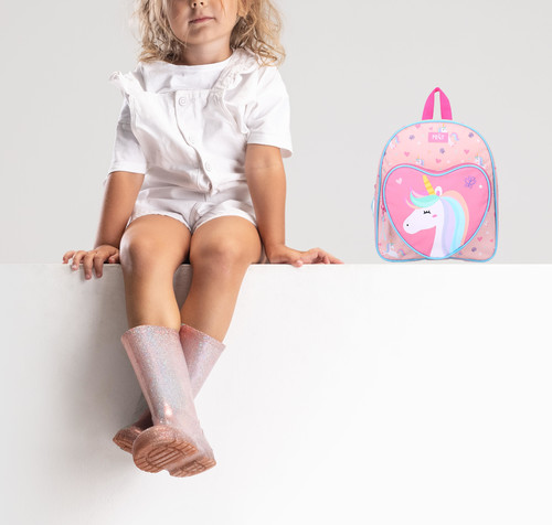 Pret Children's Backpack Preschool Stay Silly Unicorn Pink