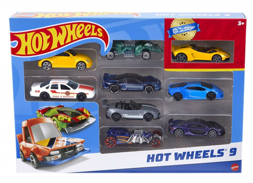 Hot Wheels® 9-Car Pack, assorted model, 3+