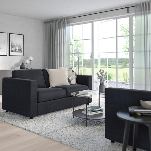 VIMLE 2-seat sofa, Saxemara black-blue