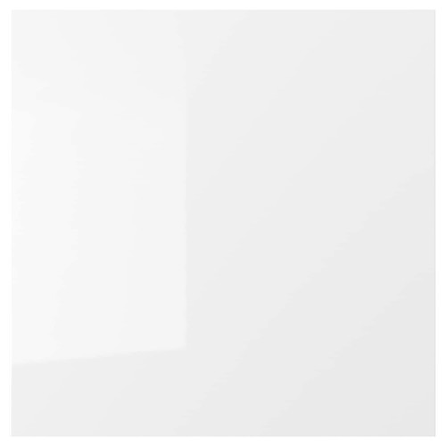 RINGHULT Door, high-gloss white, 60x60 cm