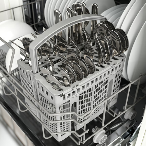 LAGAN Freestanding dishwasher, white