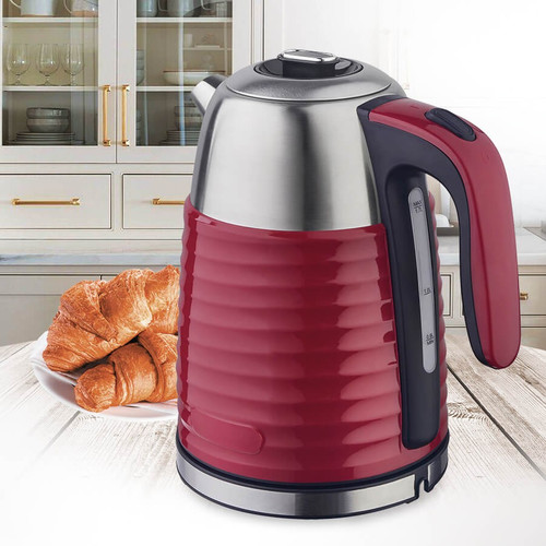 Feel Maestro 1.7L Stainless Steel Electric Kettle 2200W MR-051-RED